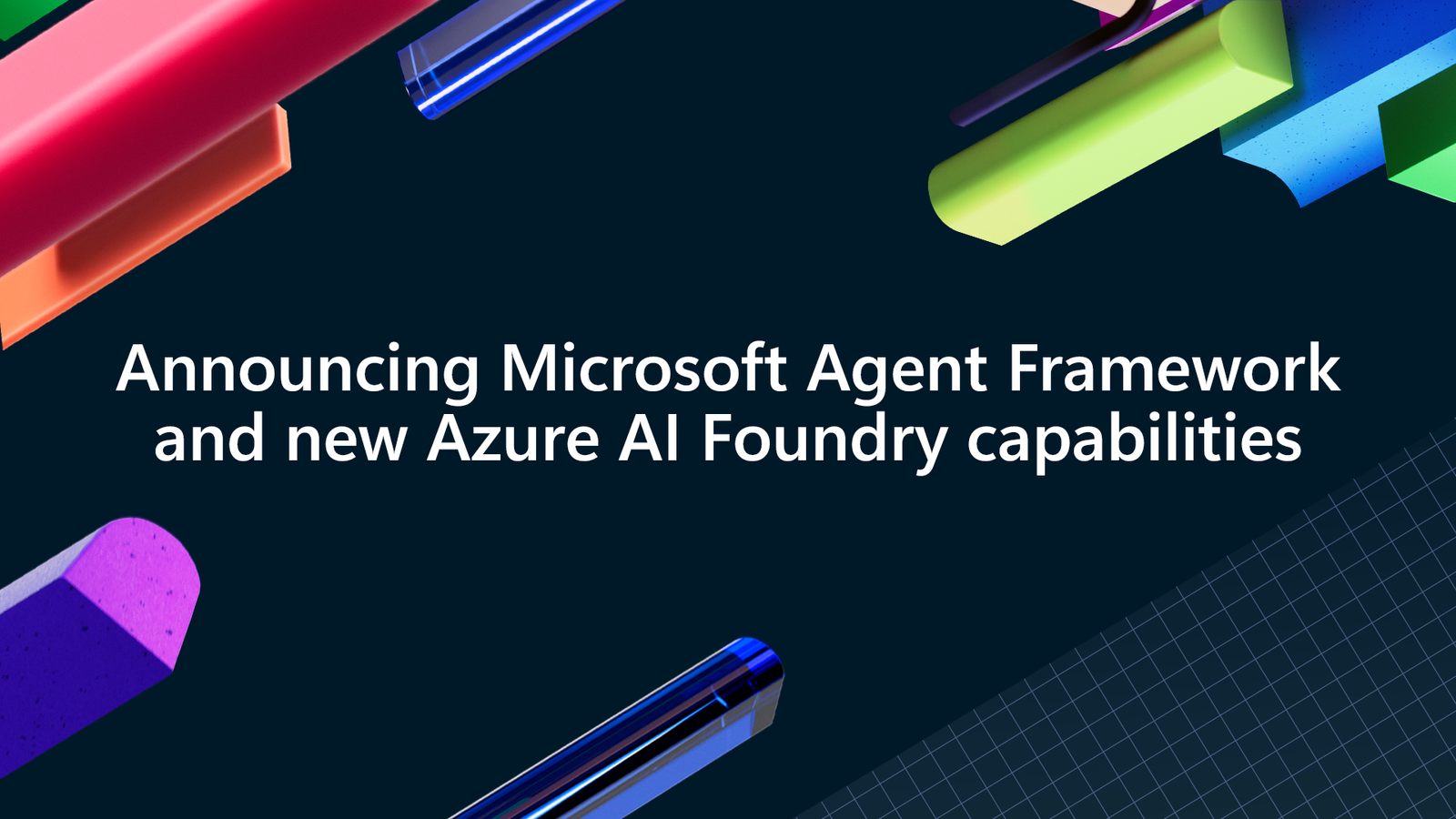 Introducing Microsoft Agent Framework | Blog Microsoft Azure